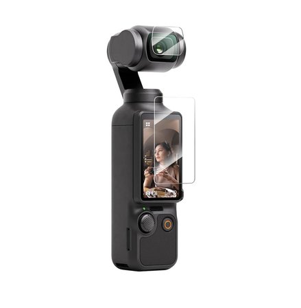 DJI Osmo Pocket 3/4 Aksesuar Seti (Silikon Kılıf, El Bilekliği, Lens Koruyucu ve Ekran Koruyucu)