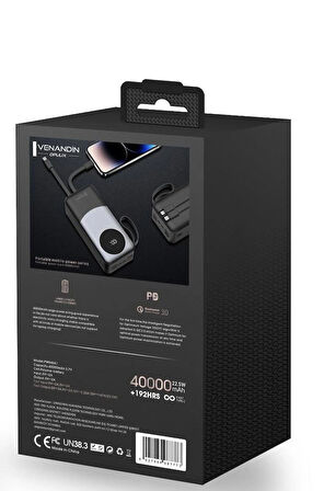 Powerbank 40.000 mAH +192 Saat Kullanım