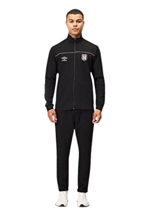Beşiktaş Orijinal Lisanslı Fermuarlı Siyah Sweatshirt 25/26 Sezon