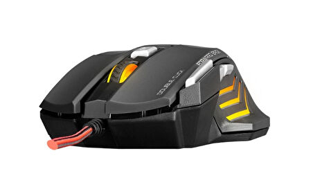 HY-X7 Gamy Siyah Profesyonel Gaming Oyuncu Mouse Optik 3200 DPI LED USB Işıklı Mouse