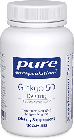 Pure Encapsulations Ginkgo 50 160 mg 120 Kapsül 