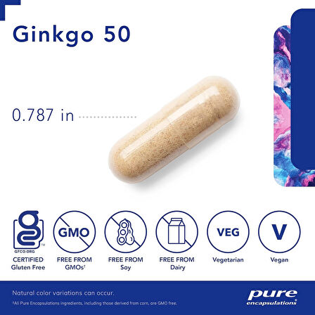 Pure Encapsulations Ginkgo 50 160 mg 120 Kapsül 