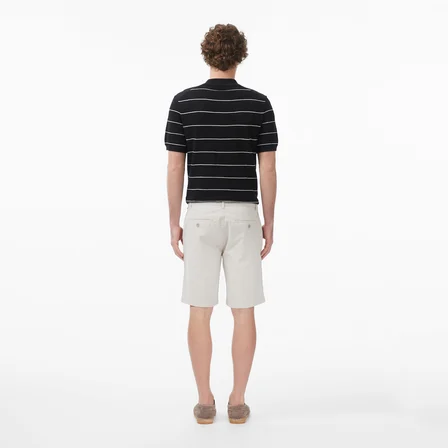 Nautica Erkek Gri Regular Fit Chino Şort
