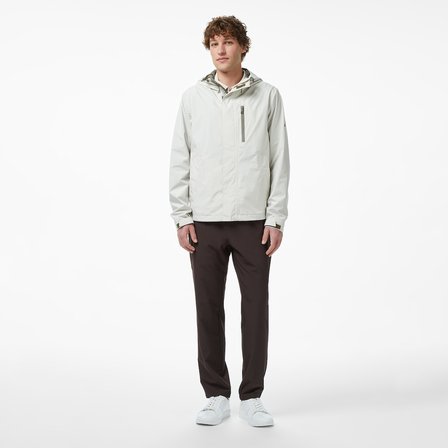 Nautica Erkek Gri Regular Fit Kapüşonlu Su Geçirmez Yağmurluk