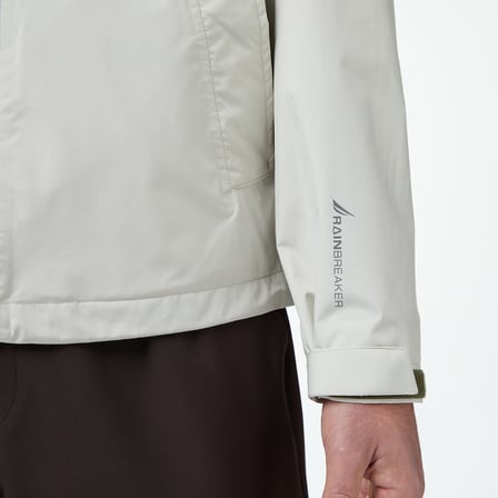 Nautica Erkek Gri Regular Fit Kapüşonlu Su Geçirmez Yağmurluk