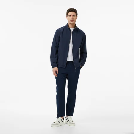 Nautica Erkek Lacivert Regular Fit Dik Yaka Su İtici Mont
