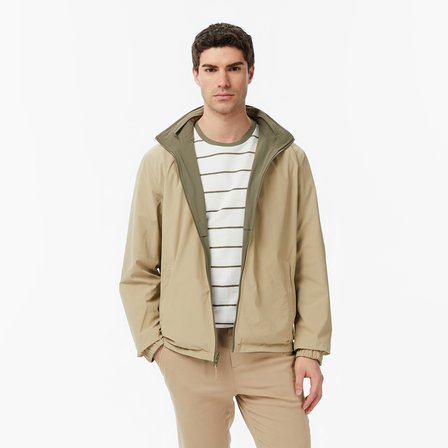 Nautica Erkek Yeşil Regular Fit Dik Yaka Çift Taraflı Su İtici Mont