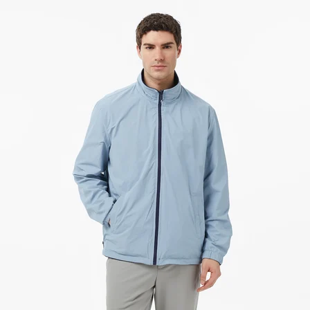 Nautica Erkek Lacivert Regular Fit Dik Yaka Çift Taraflı Su İtici Mont