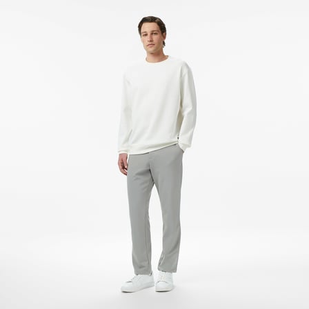 Nautica Erkek Krem Regular Fit Sweatshirt