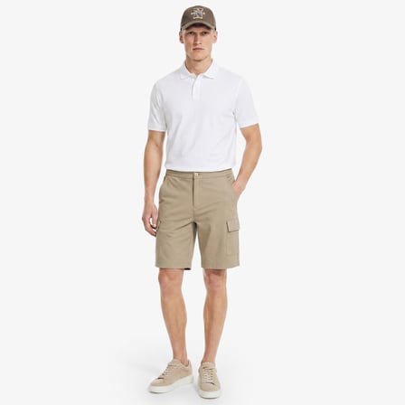 Nautica Erkek Kahverengi Regular Fit Kargo Şort