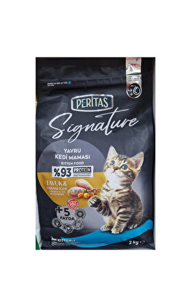 PERİTAS TAVUKLU YAVRU KEDİ MAMASI 2KG