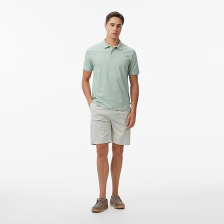 Nautica Erkek Yeşil Regular Fit Polo Yaka T-Shirt