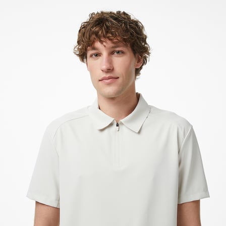 Nautica Erkek Krem Regular Fit Polo Yaka T-Shirt