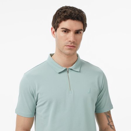 Nautica Erkek Yeşil Regular Fit Polo Yaka T-Shirt