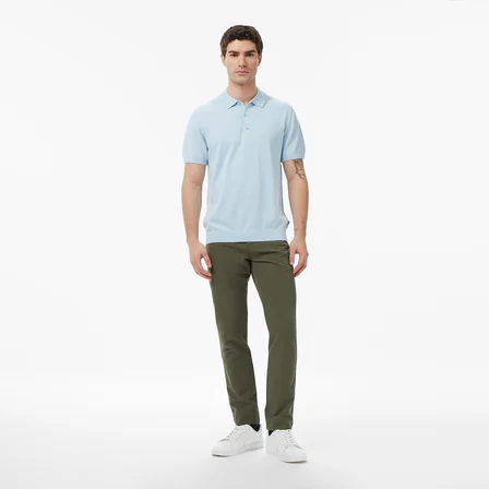 Nautica Erkek Mavi Regular Fit Kısa Kollu Triko