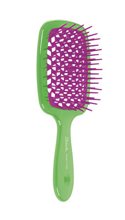 Janeke Superbrush Yeşil Pembe Fırça