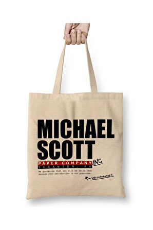 Michael Scott Paper Company Dunder Mifflin The Office Parody Bez Çanta