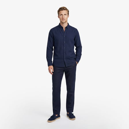 Nautica Erkek Lacivert Regular Fit Gömlek