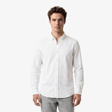 Nautica Erkek Beyaz Regular Fit Gömlek