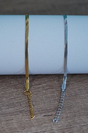 İtalyan Tasarım Çelik Çift Bileklik  Unisex Altın Gümüş Renk, Kararmaz 2 Adet