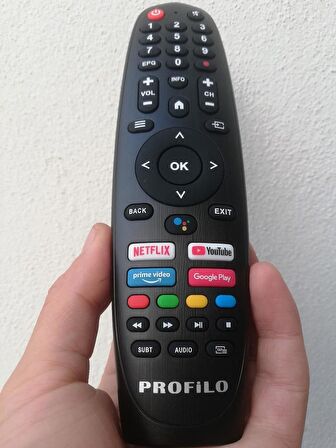 Profilo 65PA525EG  Android Smart Tv Kumanda-No Mic.