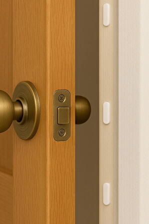 90'lı Yapışkanlı Beyaz Eva Dolap Çekmece Kapağı Ses Stoperi Tamponu Koruyucu Engelleyici 22 mm Oval