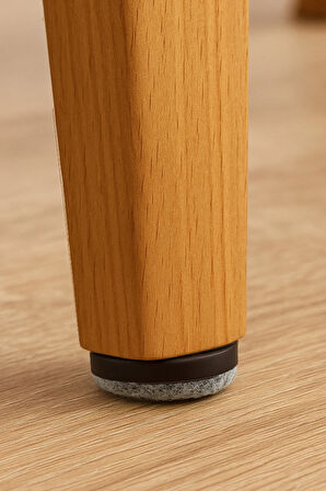 20 mm Keçeli Poligrit Zemin Koruyucu Sandalye ve Masa Ayağı İçin Sessiz Mobilya Pabucu (24 Adet)