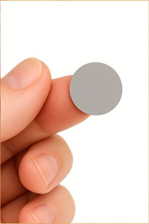 Yapışkanlı Yapıştırma Vida Tapası Tıpası Gri Vida Kapatıcı Kapağı (100 Adet)