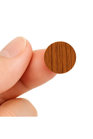 Yapışkanlı Yapıştırma Vida Tapası Tıpası Antik Çam Vida Kapatıcı Kapağı (200 Adet)