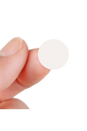 Yapışkanlı Yapıştırma Vida Tapası Tıpası Beyaz Vida Kapatıcı Kapağı (100 Adet)