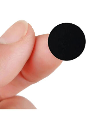 Yapışkanlı Yapıştırma Vida Tapası Tıpası Siyah Vida Kapatıcı Kapağı (50 Adet)