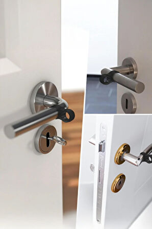 Silikon Kapı Kolu Stoper 4’lü Paket – Duvar Çatlağı ve Gürültüye Son