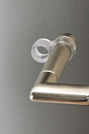 10 Adet Silikon Kapı Stoperi Tamponu Şeffaf Kapı Kolu Stopu Durdurucu Tutucu Sessiz Stop