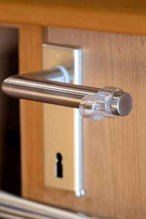 10 Adet Silikon Kapı Stoperi Tamponu Şeffaf Kapı Kolu Stopu Durdurucu Tutucu Sessiz Stop