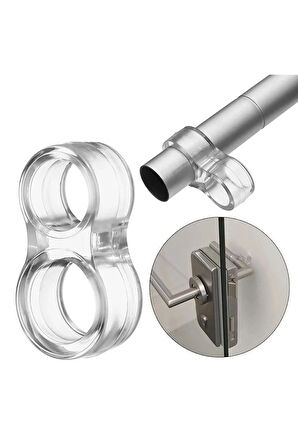 10 Adet Şeffaf Kapı Durdurucu Silikon Kapı Pencere Kolu Tutucu Kapı Kolu Tamponu