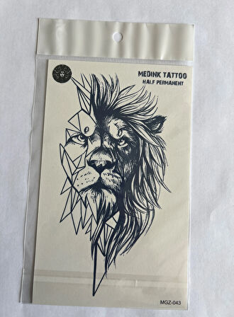 Ata 4 adet Birden3 hafta Kalıcı  Geçici yapıştırma Dövme 18x11 cm