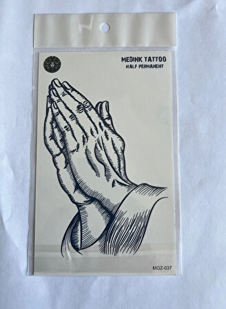 Mistik 4 adet Birden3 hafta Kalıcı  Geçici yapıştırma Dövme 18x11 cm