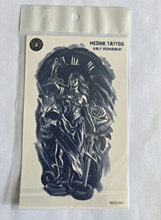Felsefik 4 adet Birden3 hafta Kalıcı  Geçici yapıştırma Dövme 18x11 cm