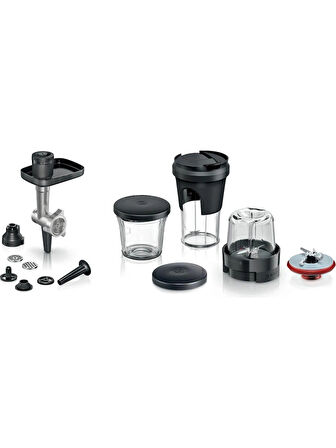 Bosch Mums 6 Serisi Uyumlu Kıyma Çekme Aparatı-Genel Doğrayıcı Aparat 2li Set