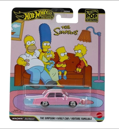 Hot Wheels Premium Pop Culture The Simpsons Family Car