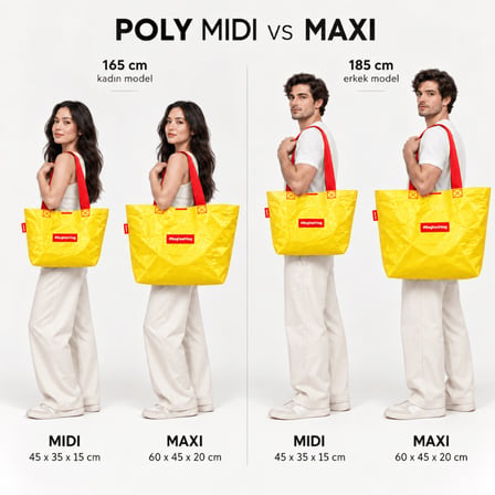 Baghashtag Poly Maxi Sarı