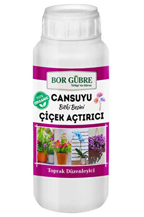 Çiçek Açan Süs Bitkileri İçin Can Suyu Bitki Besini Organik Sıvı Bitki Gübresi 500ML