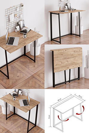 Work Katlanabilir Pratik Çalışma Masası Bilgisayar Masası Çizim Masası