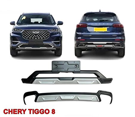 TÜRKMEN CHERY TİGGO 8 ÖN ARKA DİFİZÖR KORUMA 