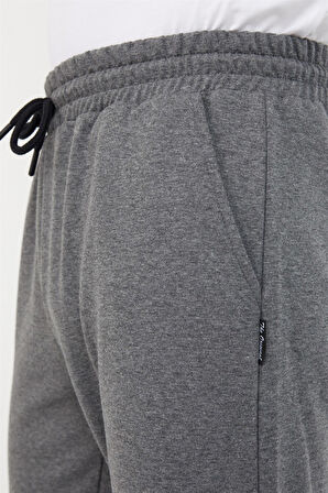 Erkek Paça Ribanalı Eşofman Altı Antrasit