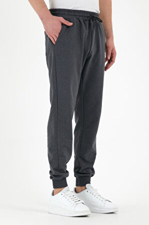  Erkek Eşofman Altı Etiketli Arka ve Yan Cepli Regular Fit