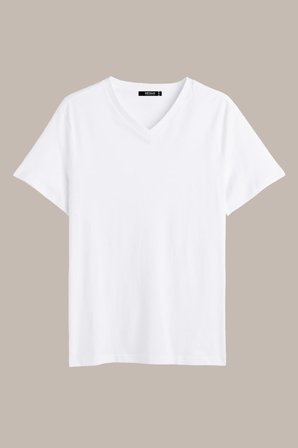 METALIC Erkek Çok Renkli T- Shirt Regular Fit Rahat Kesim V Yaka 3'lü Basic Tişört Paketi