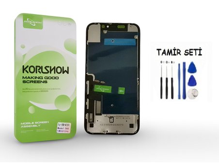 İphone 12 Uyumlu Lcd Ekran Dokunmatik - KORLSHOW Lcd + Tamir Seti