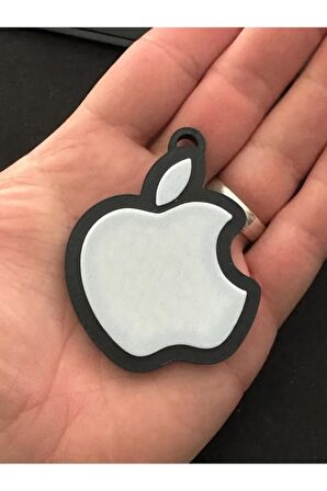 Apple Logo Renkli Anahtarlık