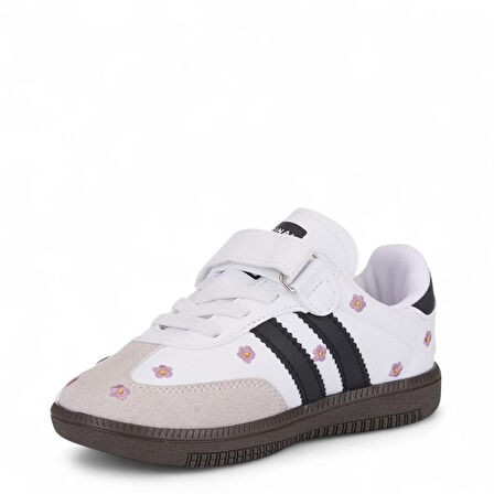 104 Kız Çocuk Çiçekli Sneaker